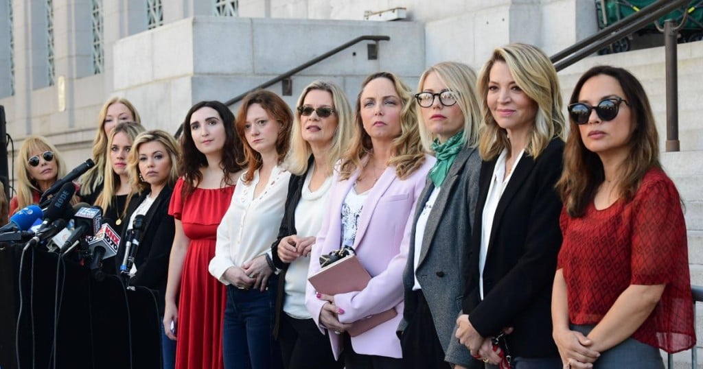 A group of Silence Breakers who have fought for justice by speaking out about Harvey Weinsteins sexual misconduct