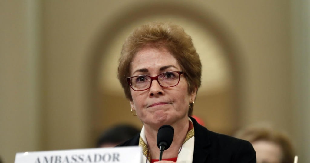 Former U.S. Ambassador to Ukraine Marie Yovanovitch testifies before the House Intelligence Committee