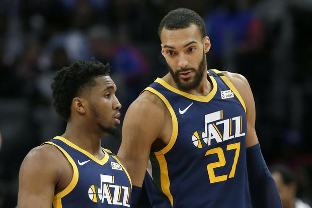 Virus Outbreak-NBA-Gobert Basketball 