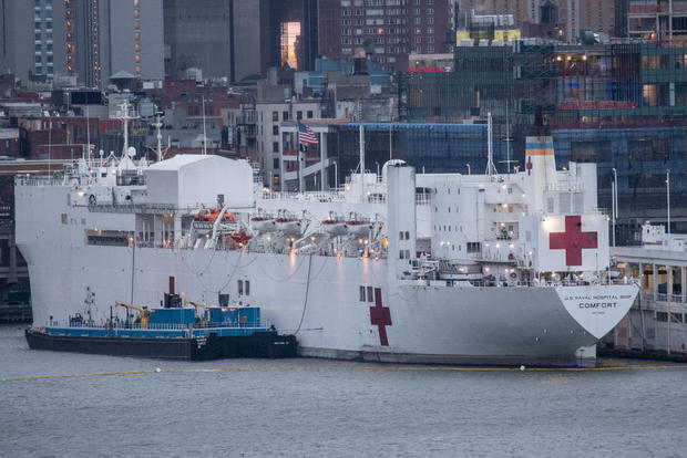 USNS Comfort Hospital Ship In New York To Aid Coronavirus Response Remains Largely Unused 