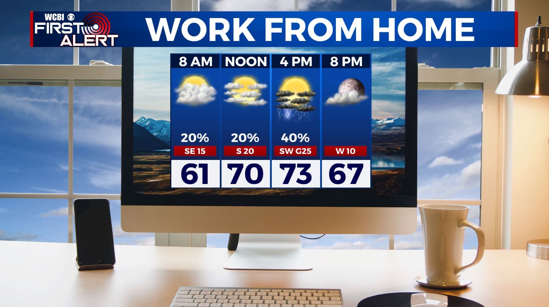 Some active weather as we end the week - Home - WCBI TV | Telling Your ...