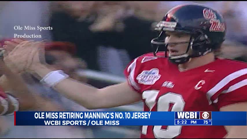 Ole Miss To Retire Eli Manning's No. 10 Jersey - Home - WCBI TV