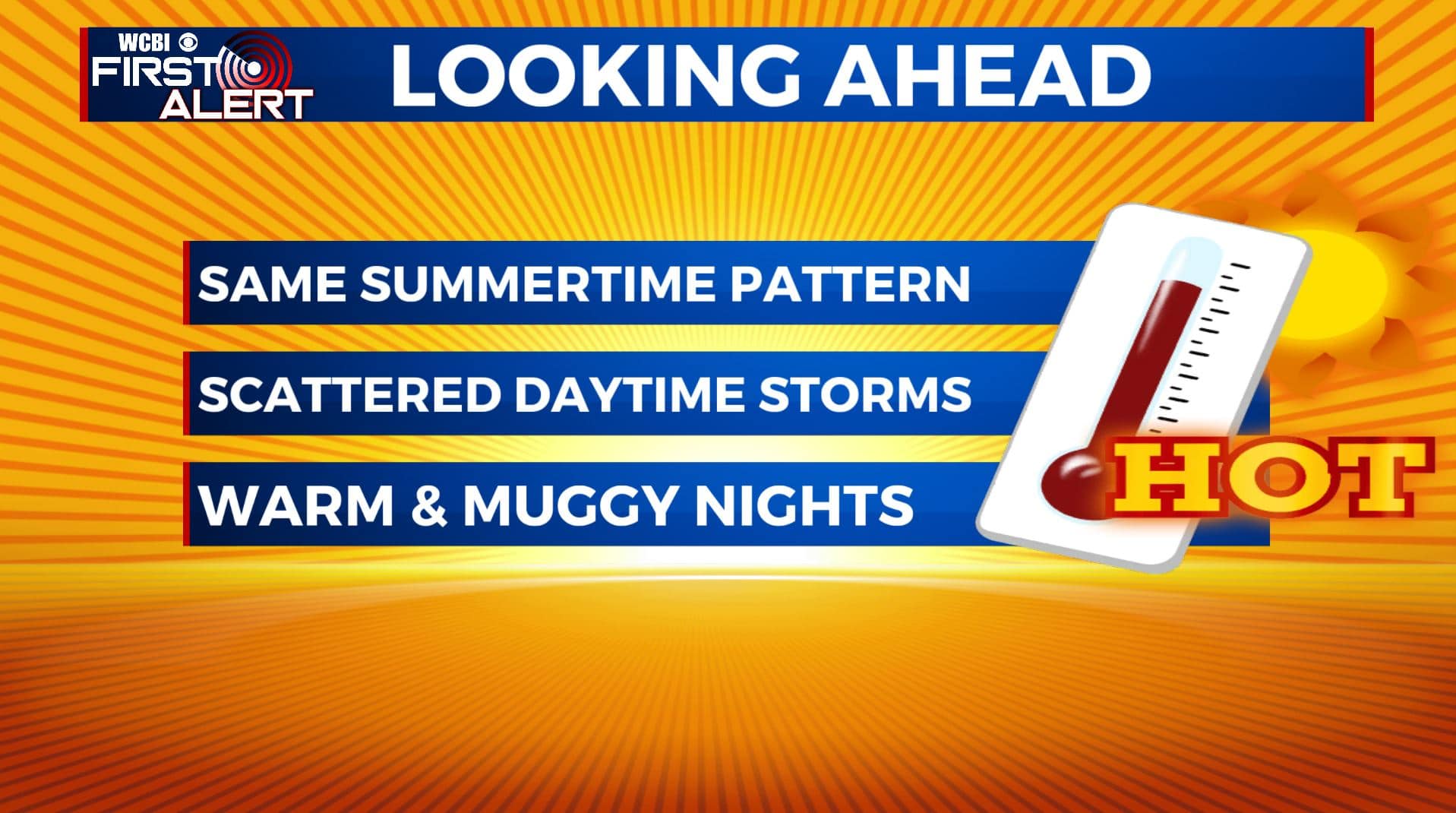 Typical July summertime weather continues - Home - WCBI TV | Telling ...