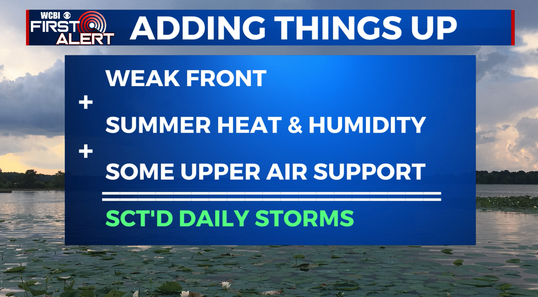 More scattered storms - Home - WCBI TV | Telling Your Story