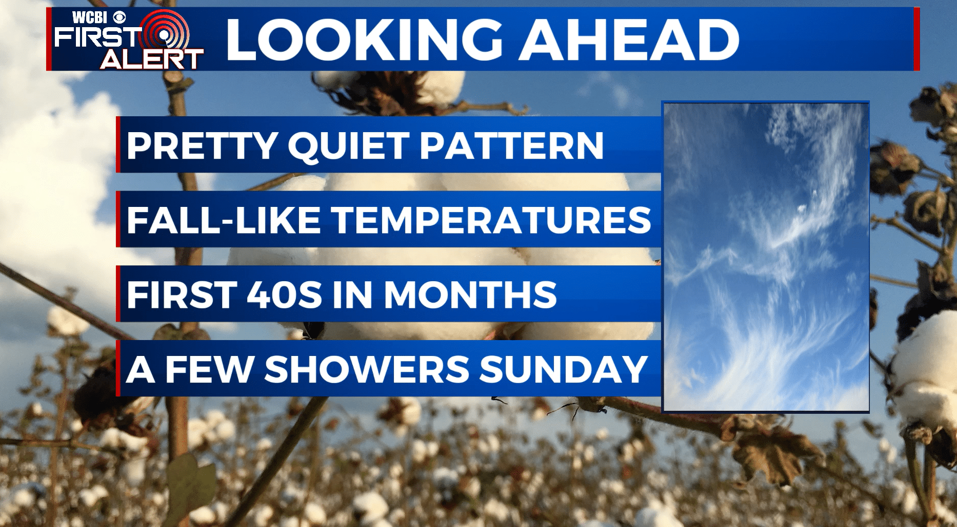 More fall-like this week - Home - WCBI TV | Telling Your Story