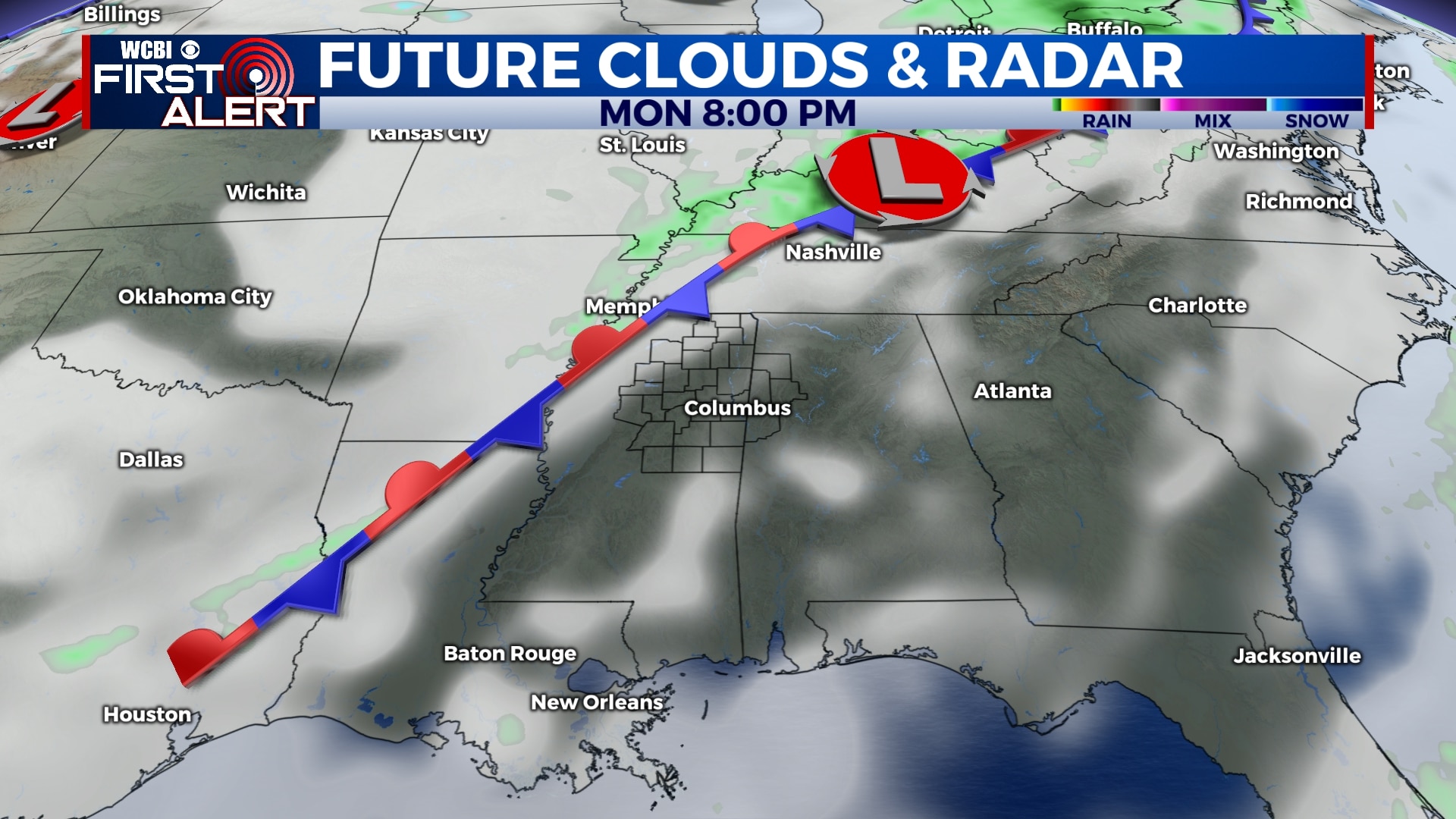 Warming up this week, some showers possible - Home - WCBI TV | Telling ...