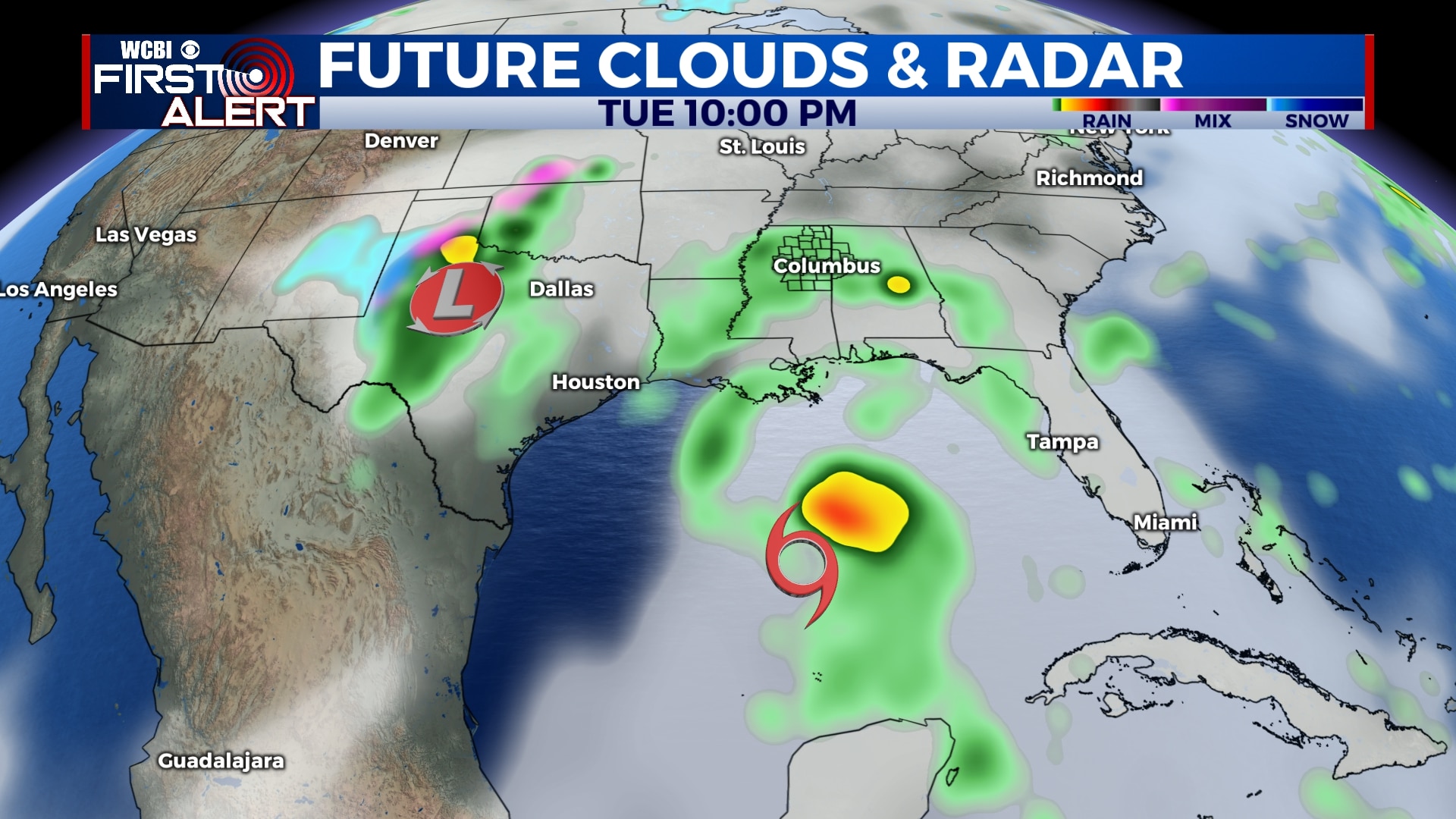 Clouds linger, rain and storms return by Wednesday - Home - WCBI TV ...