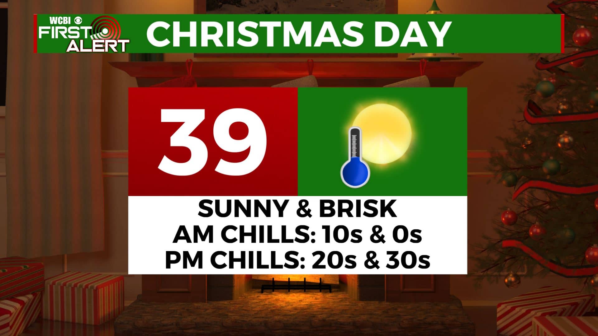 Cold Christmas, Milder Weekend - Home - WCBI TV | Telling Your Story