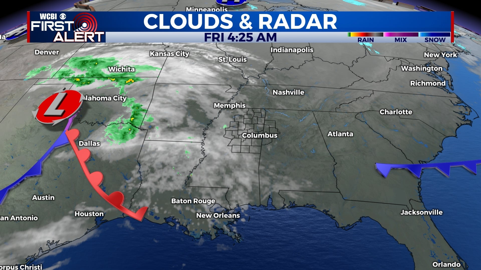 Some light rain for your Friday; A nice weekend ahead - Home - WCBI TV ...