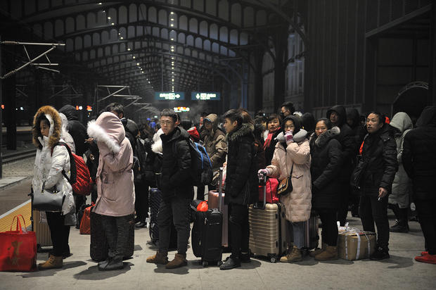 Migrant Workers Return Homes For Spring Festival 