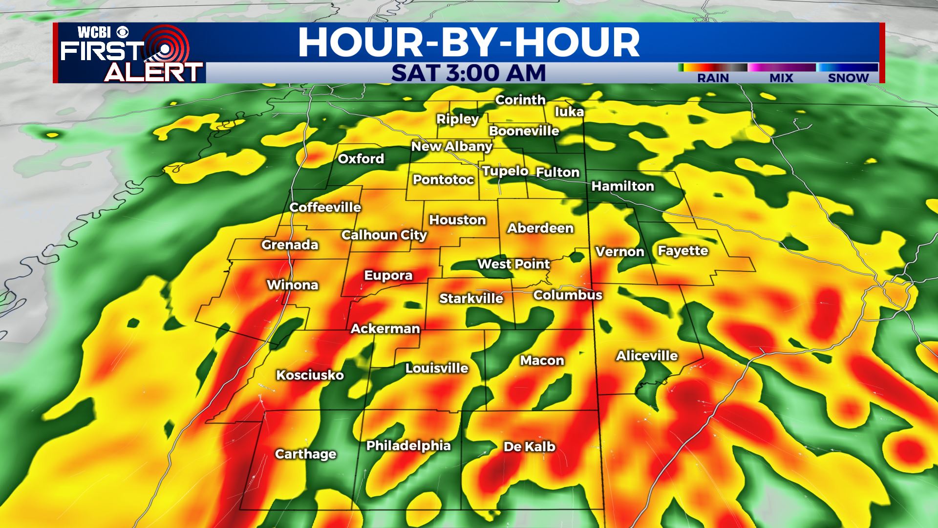 Clouds increase then rain & storms return for your Friday - Home - WCBI ...