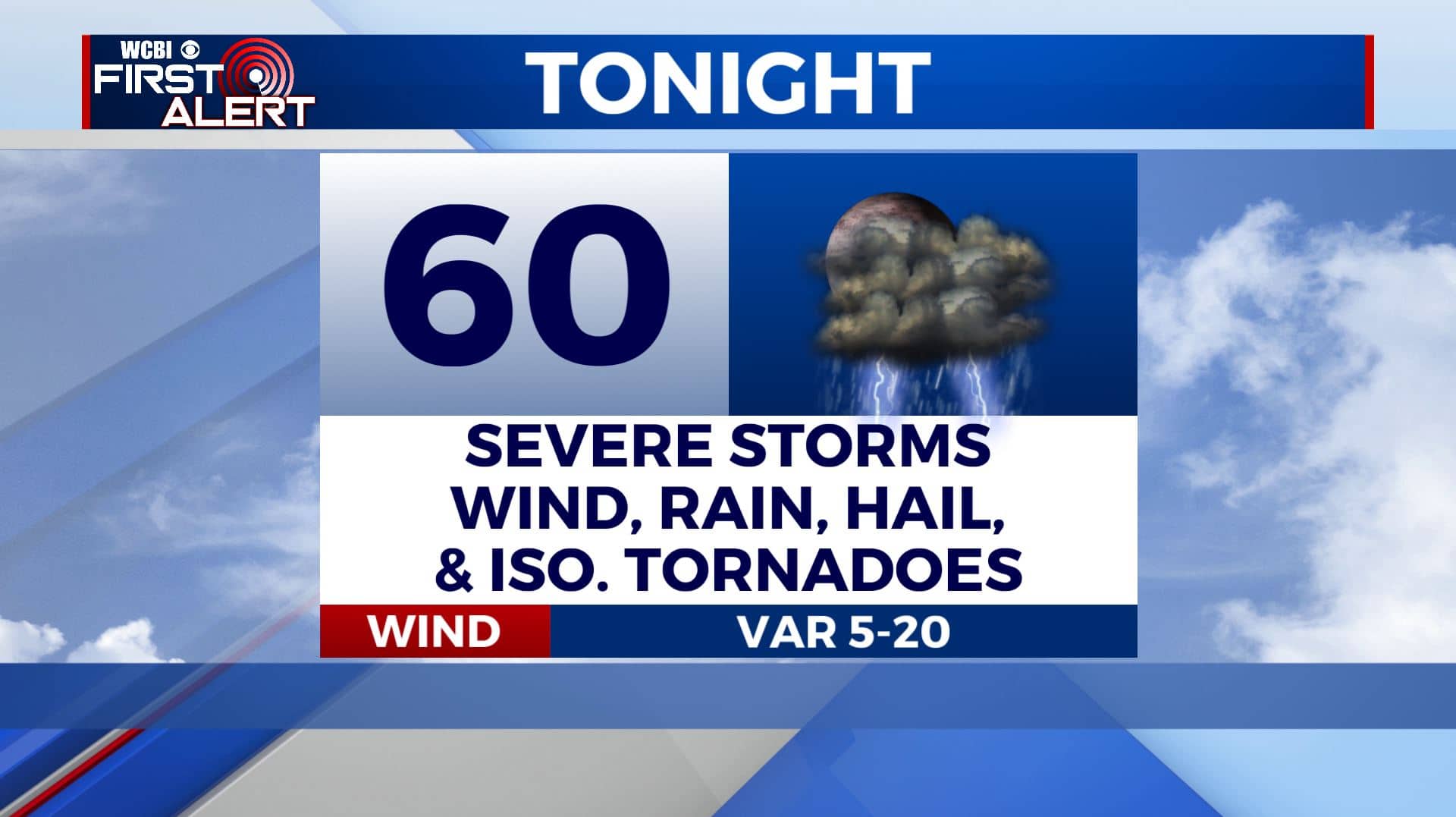 Severe storms Friday evening & night - Home - WCBI TV | Telling Your Story