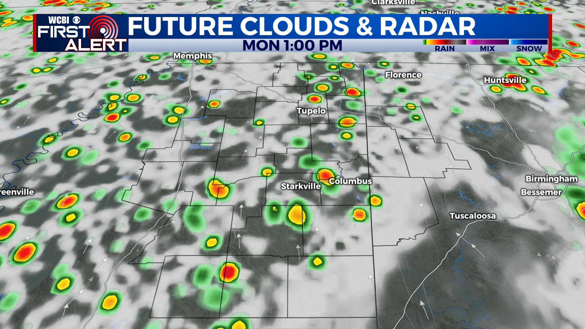 More rain, storms, and humidity - Home - WCBI TV | Telling Your Story
