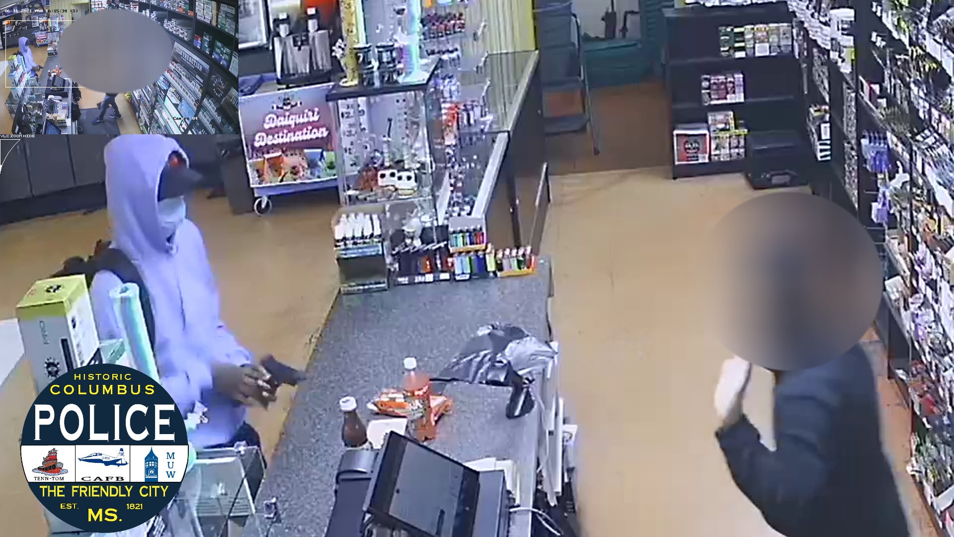 Columbus Police are searching for armed robbery suspect - Home - WCBI ...