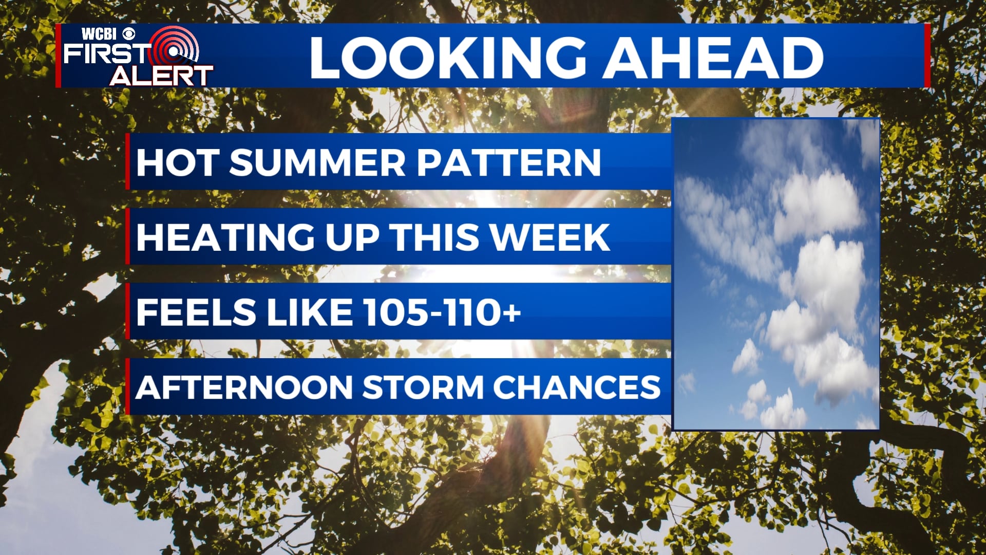 Stay cool from the summer heat all this week - Home - WCBI TV | Telling ...
