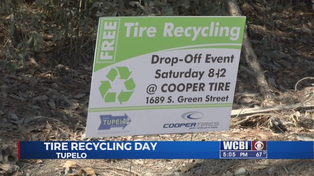 City Of Tupelo Is Teaming Up With One Of The City's Largest Employers For A Tire Recycling Event