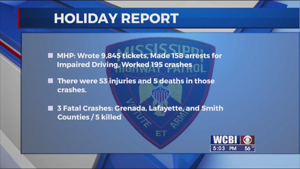 5 People Killed On Mississippi Highways Over Thanksgiving Weekend