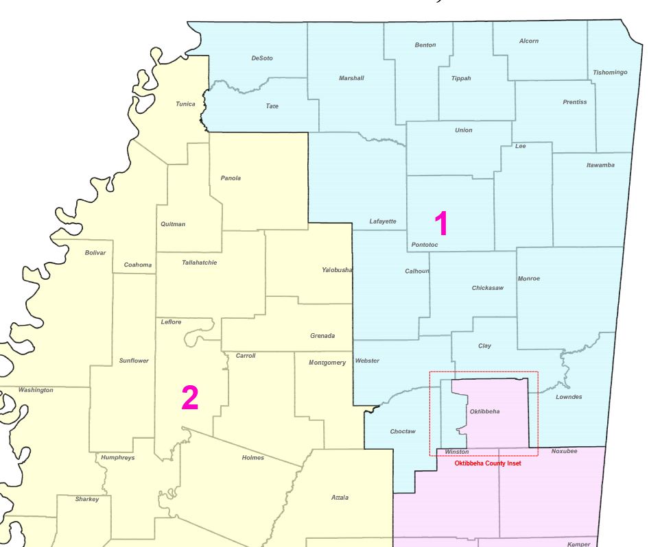 Proposed Mississippi Congressional Districts Unveiled Home WCBI TV   Map 