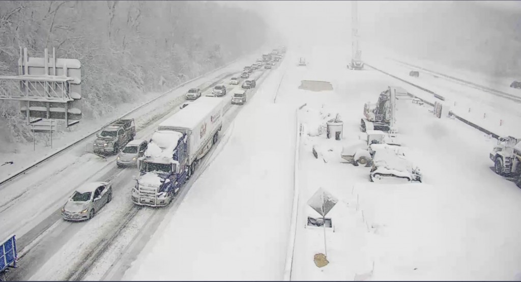 Wintere Weather Interstate Shutdown