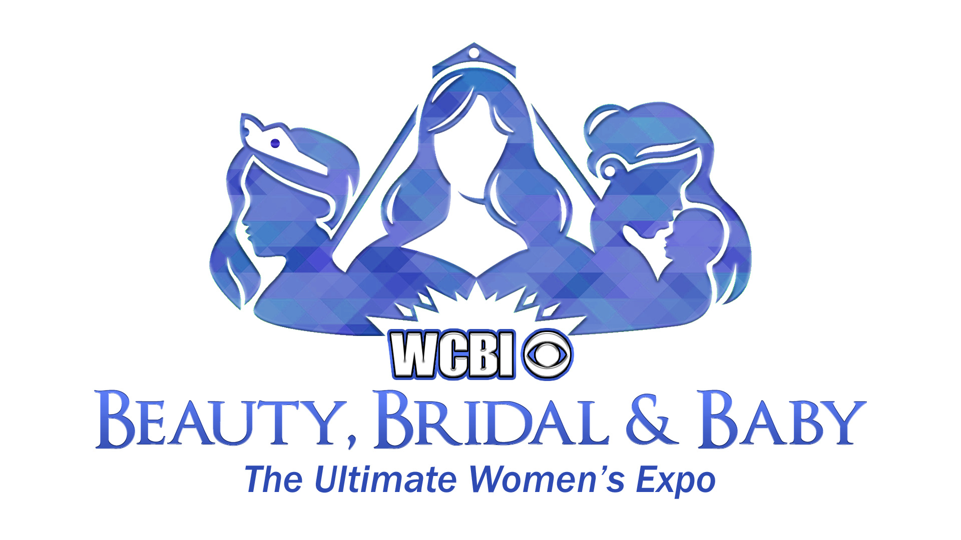 Beauty Bridal Baby Expo Logo Blue Text
