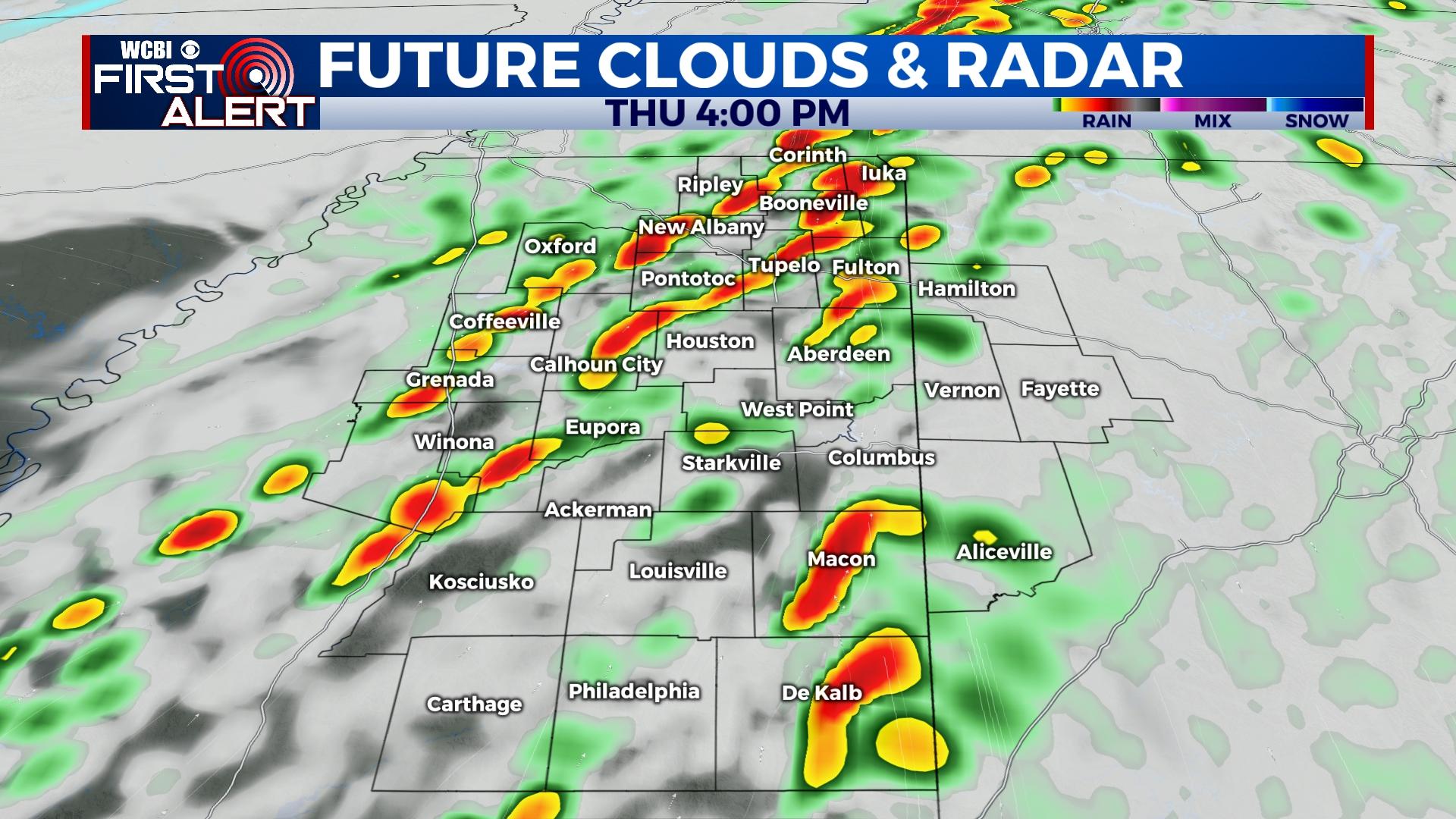 Windy Thursday Warm, windy Thursday with severe storms expected - Home - WCBI TV ...