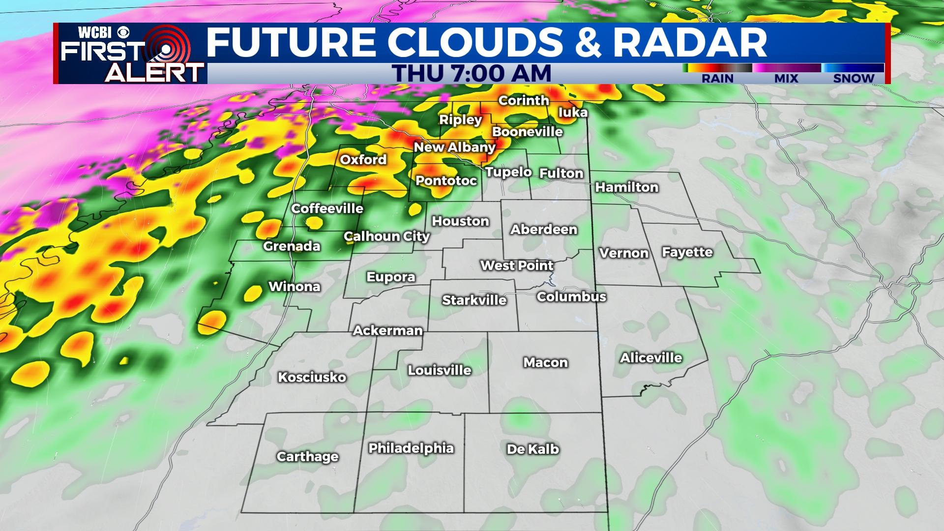 Warm days continue with increasing heavy rain chances - Home - WCBI TV ...