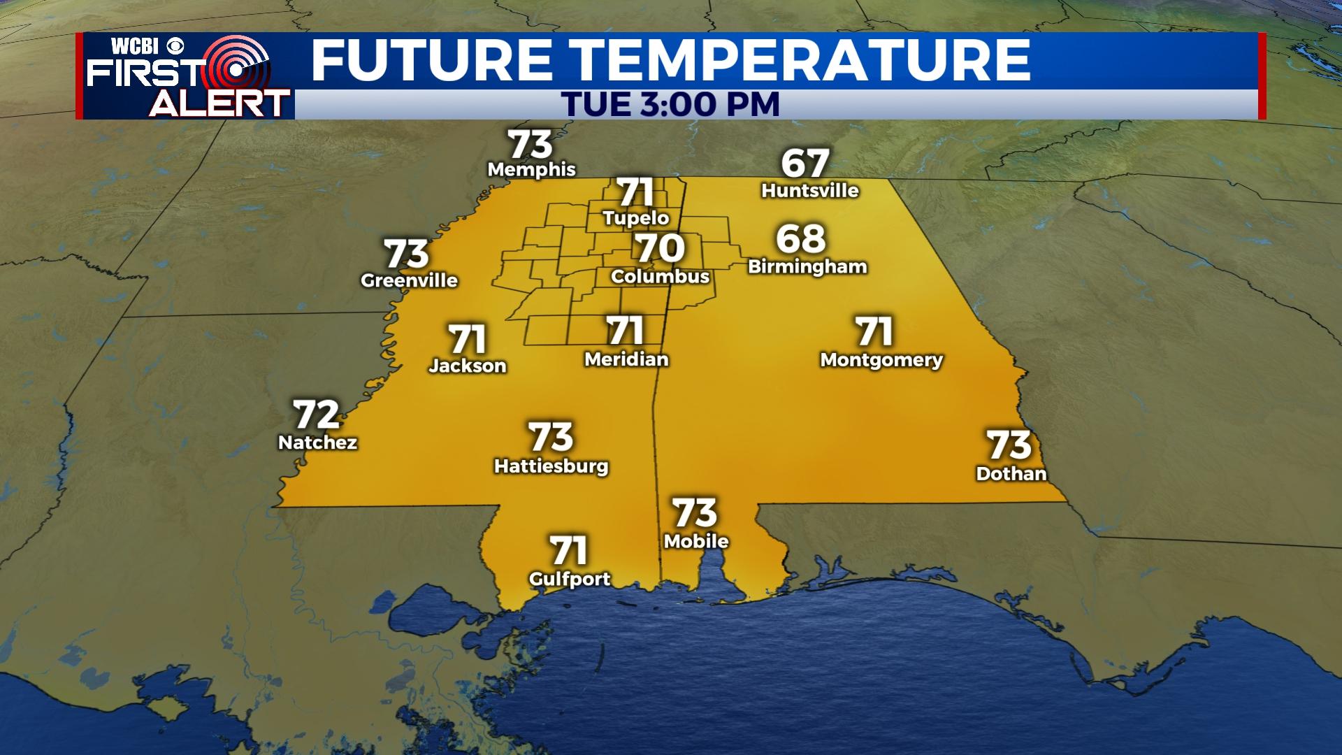 Warm, sunny stretch of weather continues - Home - WCBI TV | Telling ...