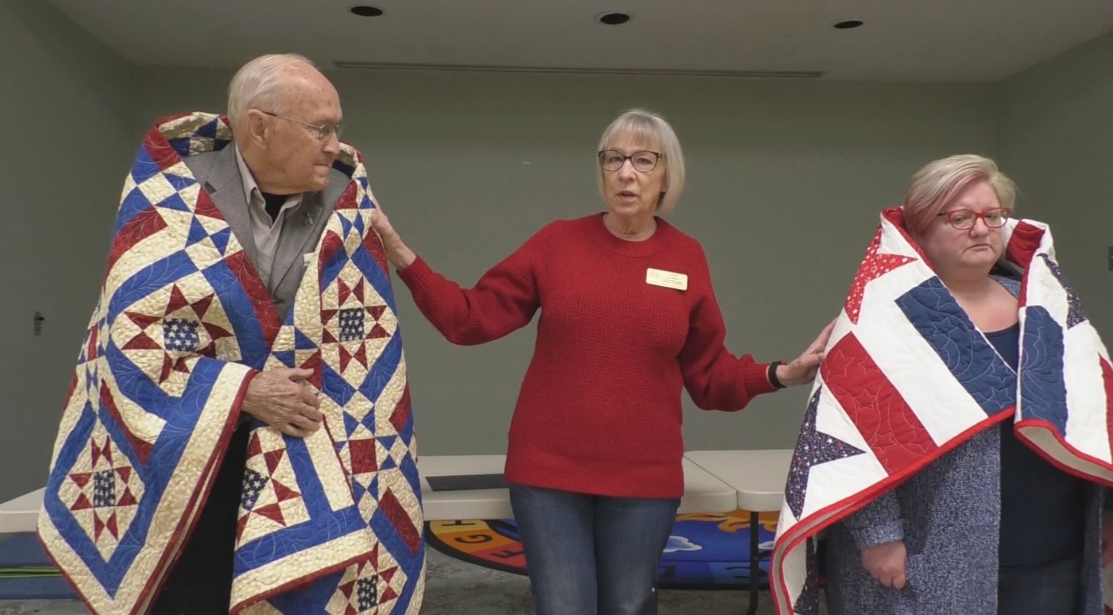 Two local veterans honored for service with quilts