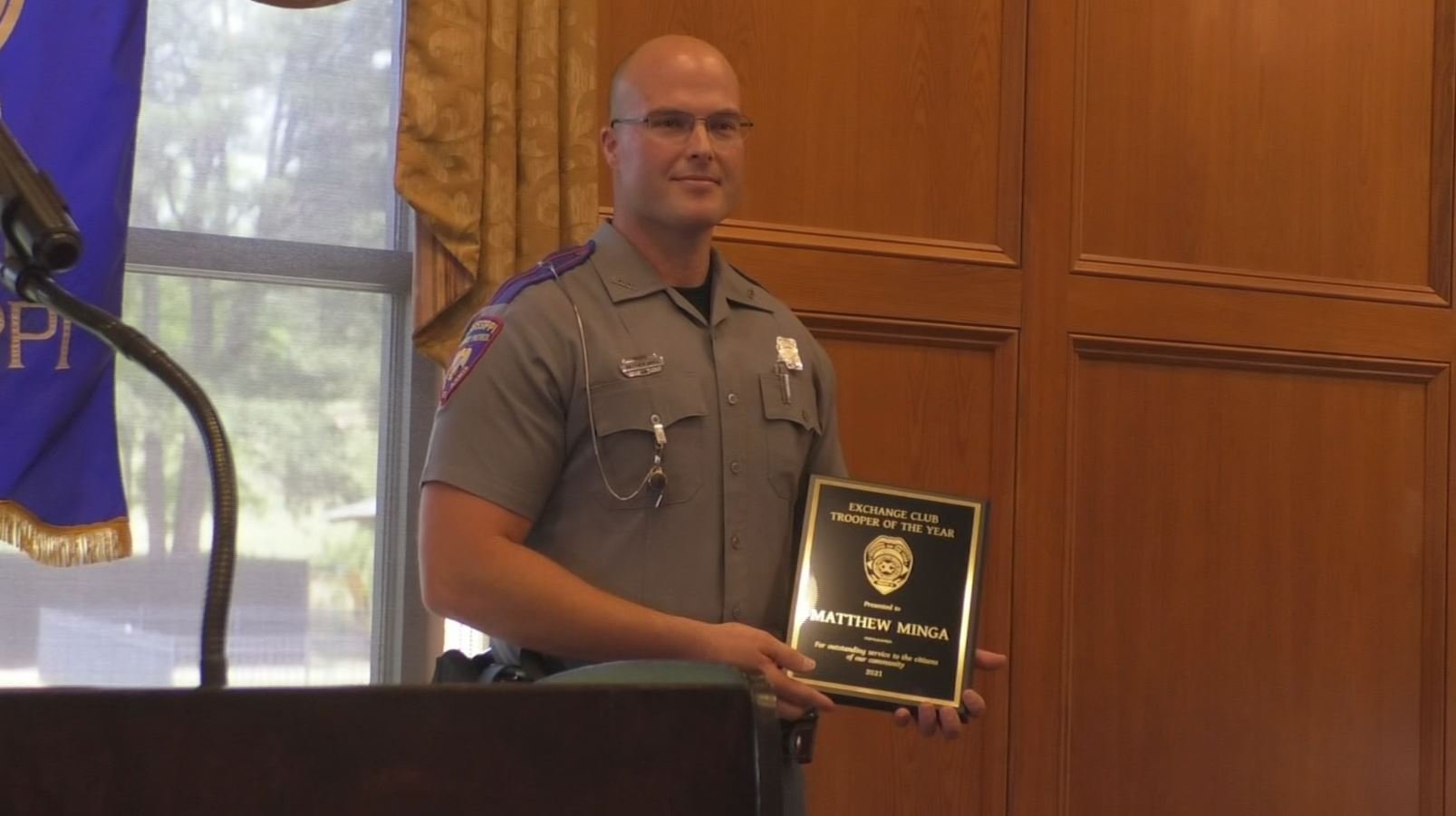 Mississippi Highway Patrol announced its trooper of the year