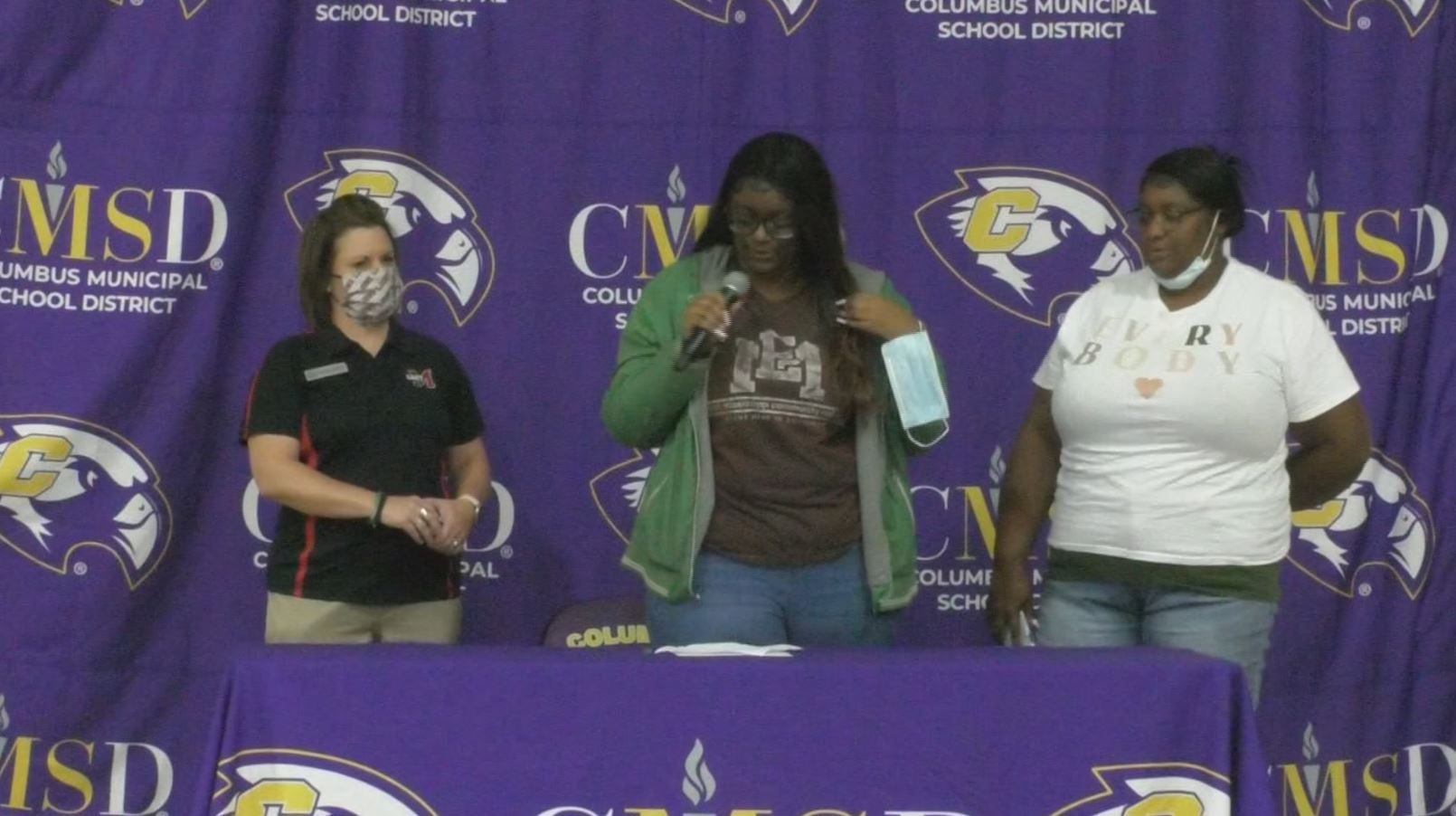 Columbus High Students held annual signing day for graduating seniors
