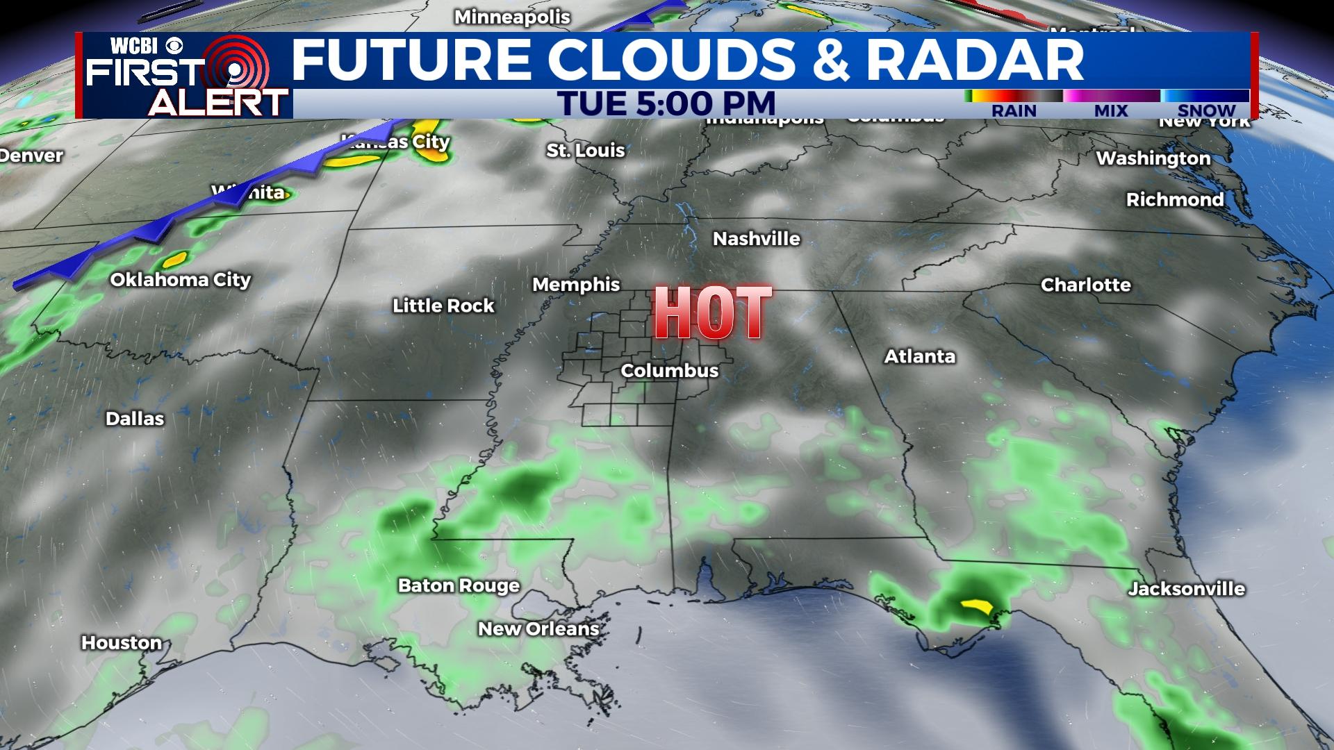 Heat and humidity continue, storms return Thursday - Home - WCBI TV ...