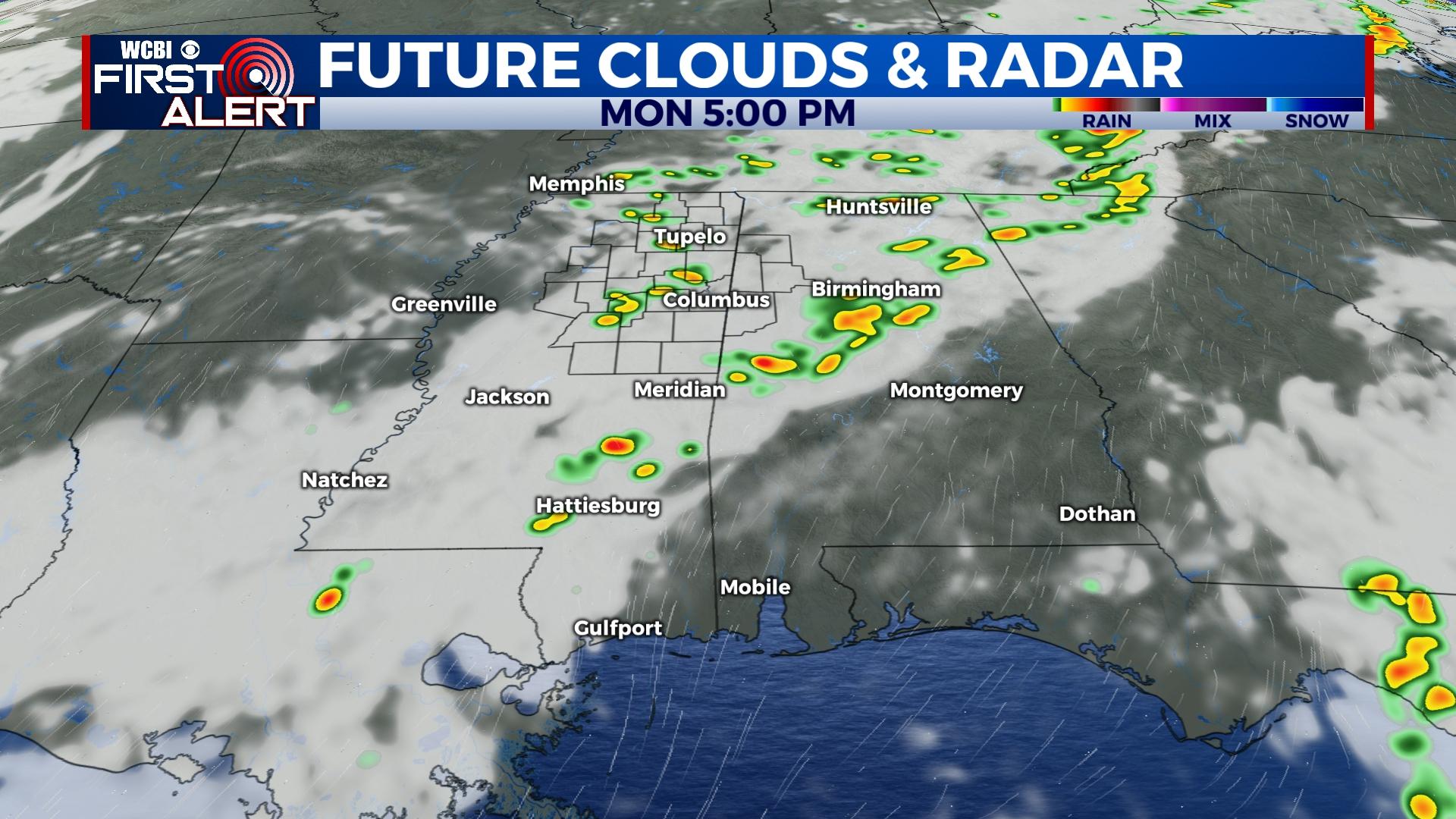 Best chance of rain early this week - Home - WCBI TV | Telling Your Story