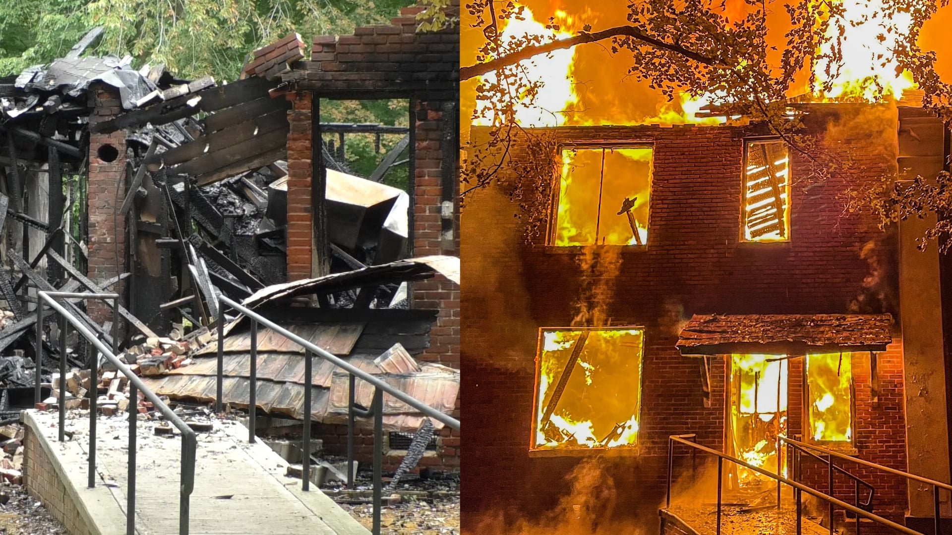 Massive fire destroys Lafayette County church built in 1800s, firefighters rescue historic Bible - Vimarsana News