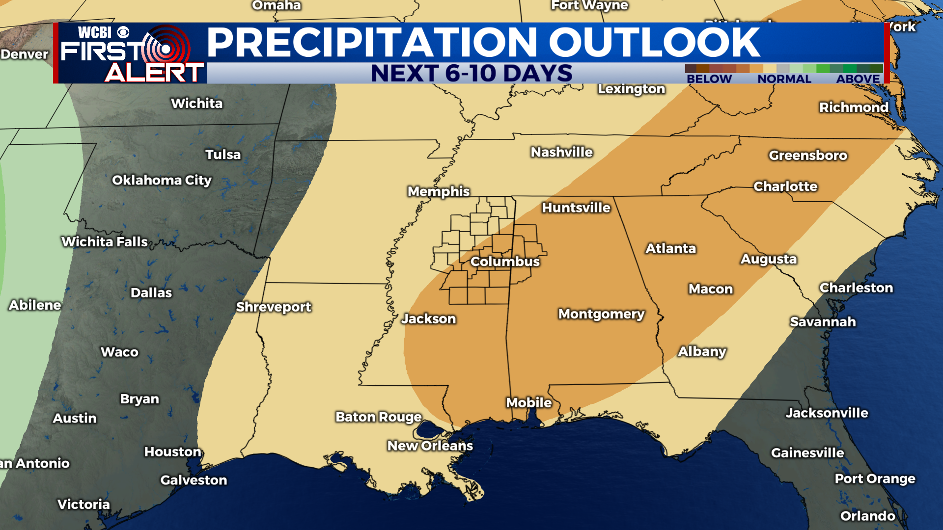 Warming Up With No Rain in Sight - Home - WCBI TV | Telling Your Story