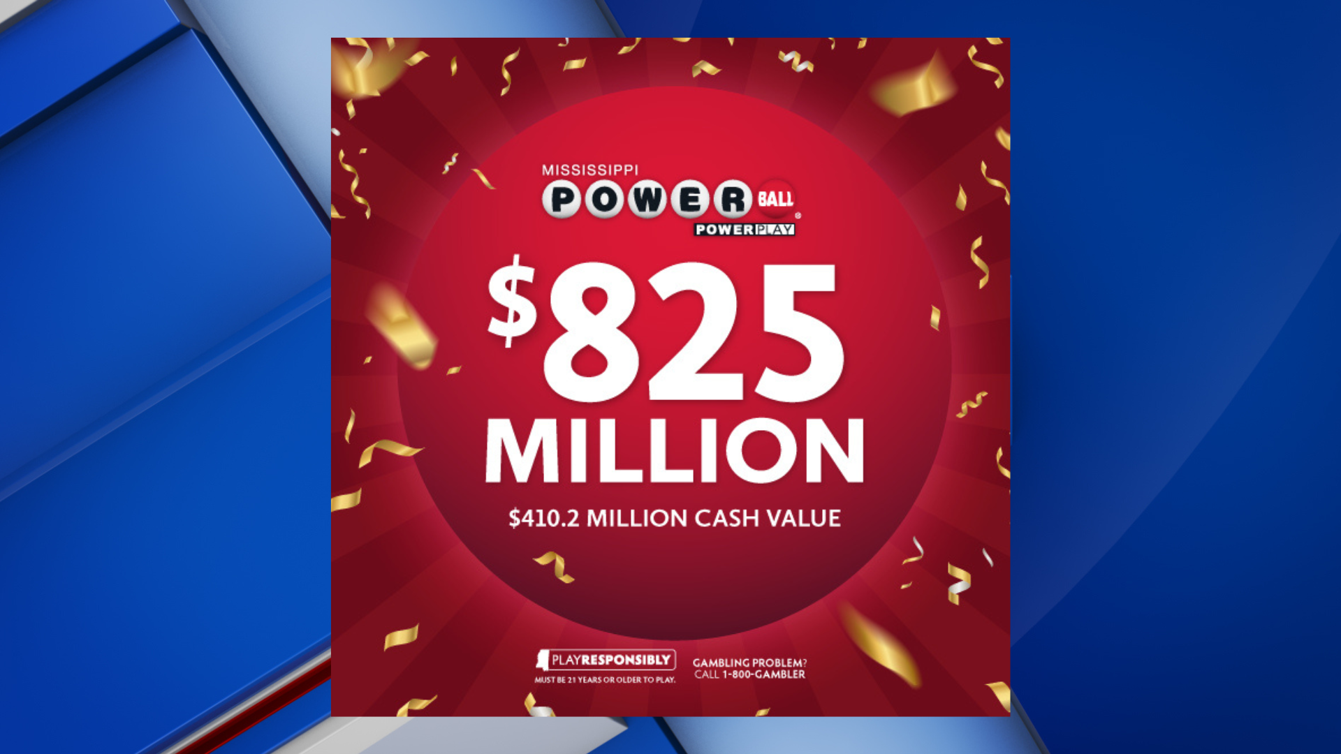 Largest Powerball Jackpot of the Year Now Up to 825 Million