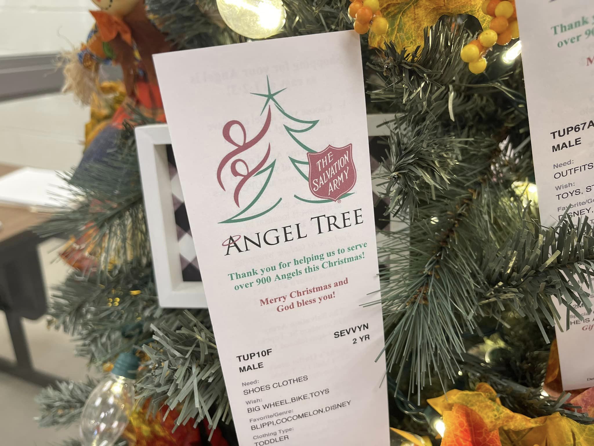 Salvation Army Angel Trees are ready for the holiday season