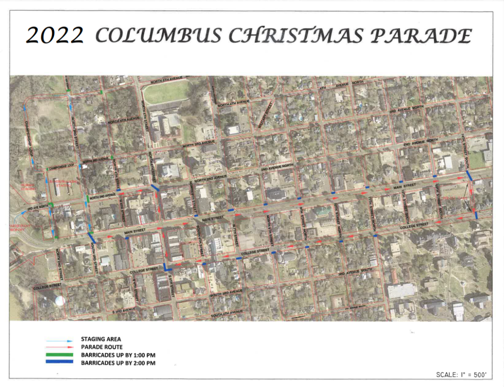 2022 Columbus Parade Route