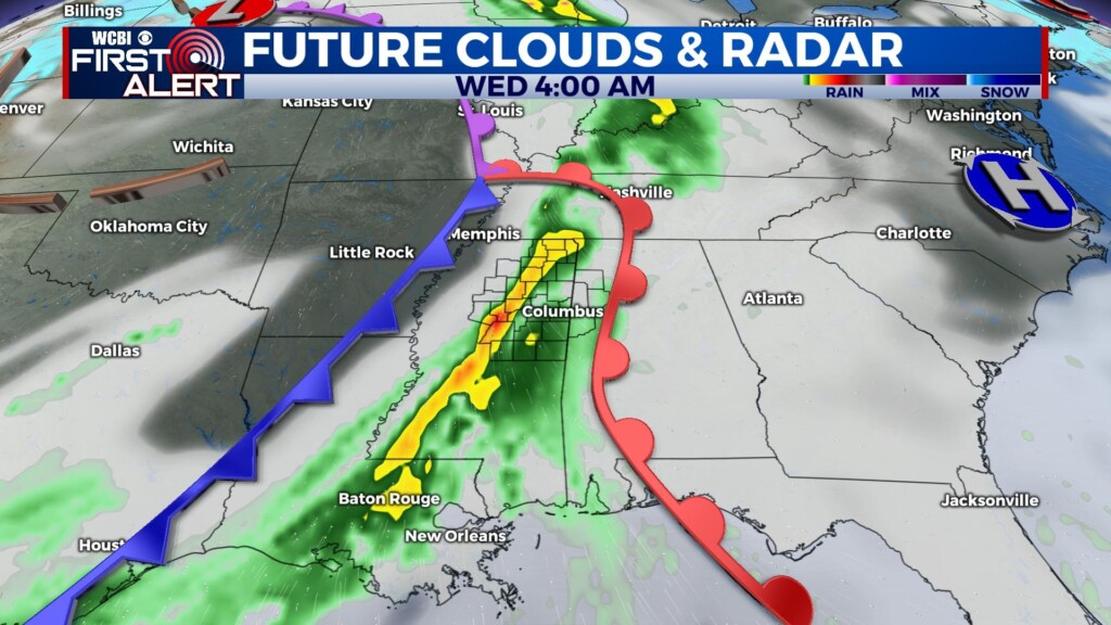 Heavy showers and storms expected - Home - WCBI TV | Telling Your Story
