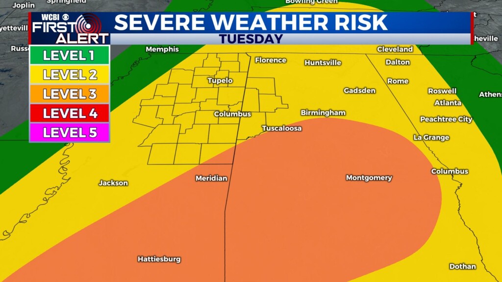 Severe Weather Potential - Home - WCBI TV | Telling Your Story