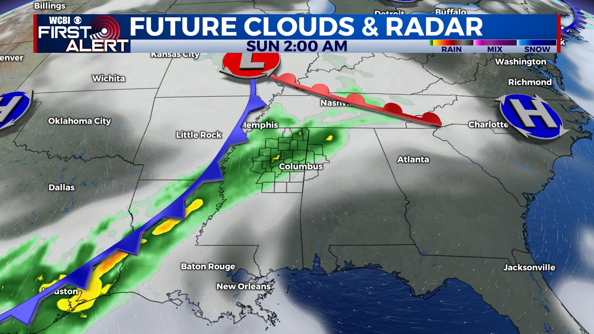 Next round of rain on the horizon - Home - WCBI TV | Telling Your Story