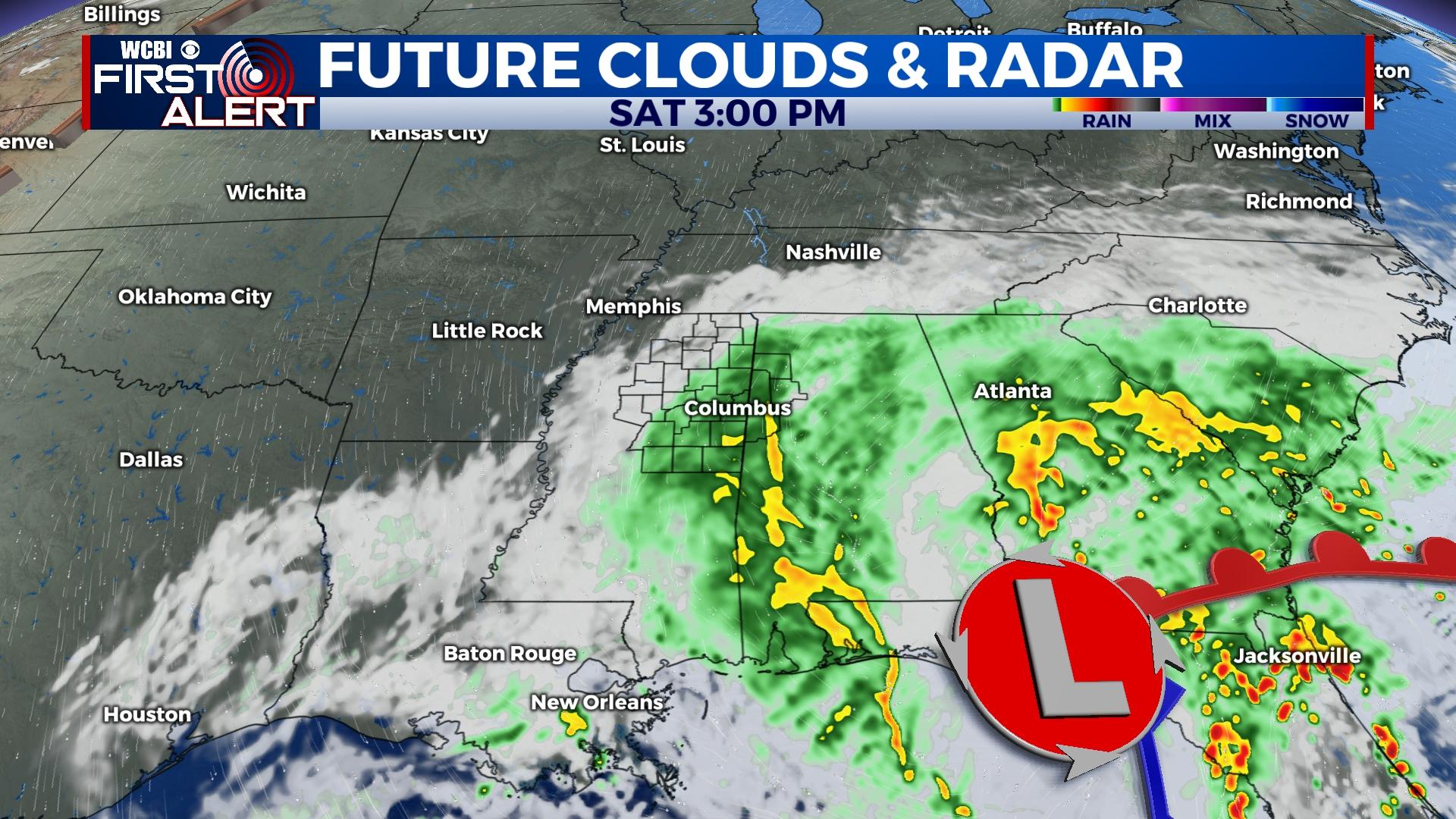 Weekend rain chance - Home - WCBI TV | Telling Your Story