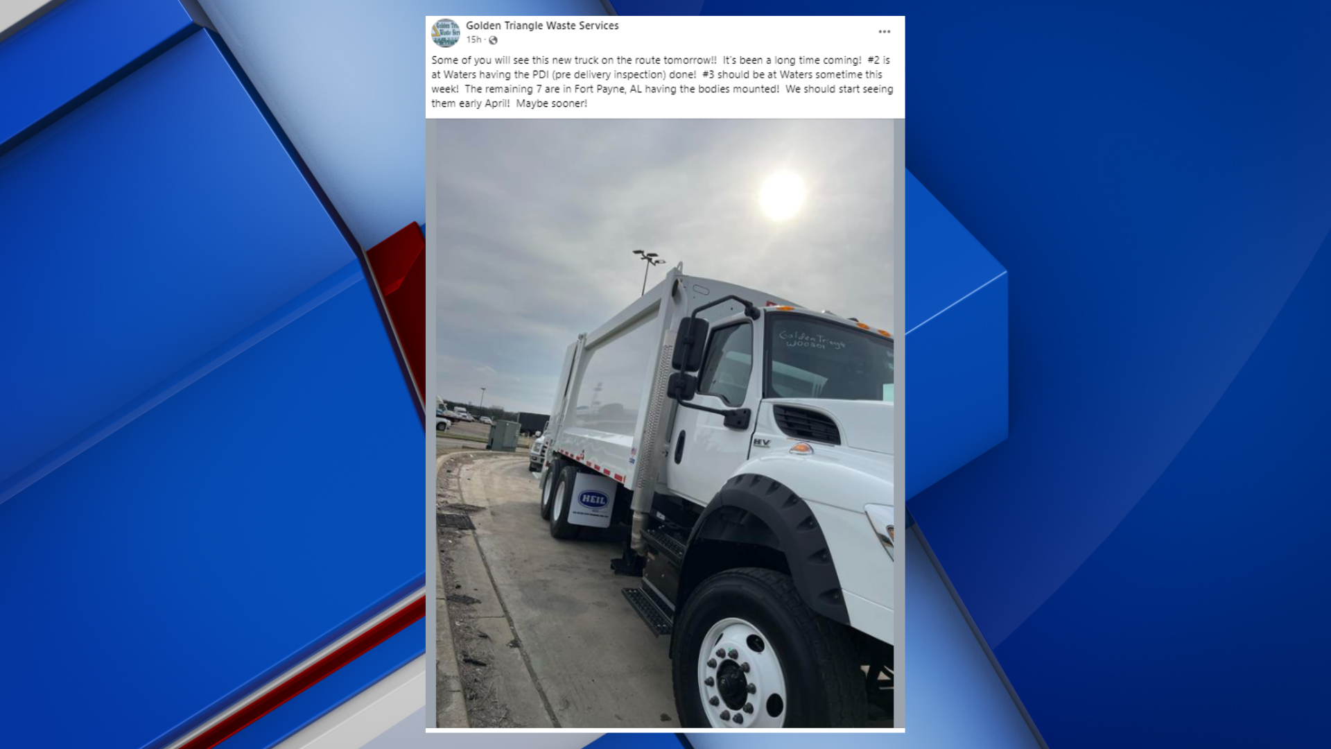 GTWS announces new trash truck started route, 9 more trucks on the way - Vimarsana News