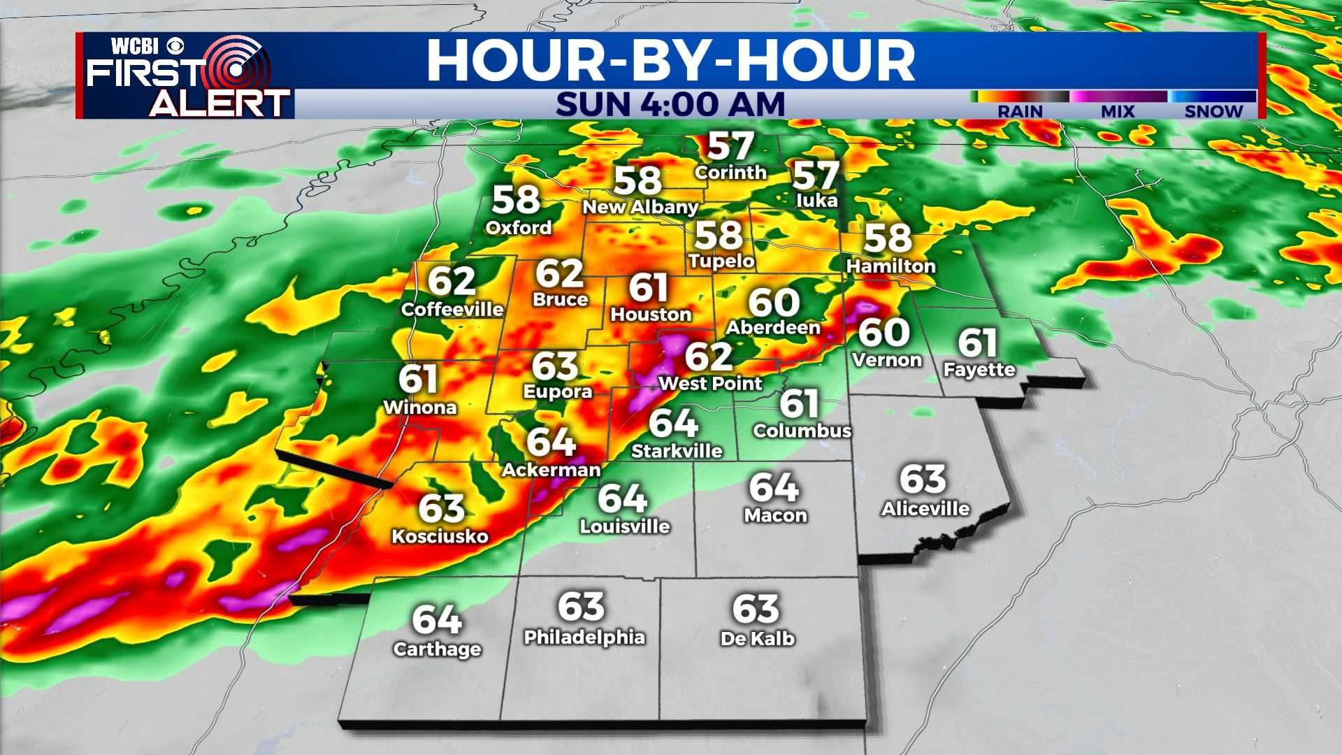 Strong Storms Saturday Night Into Sunday Morning - Home - WCBI TV ...
