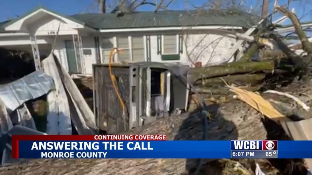 Law Officers From Across Regions, States Help With Tornado Recovery In Monroe Co.