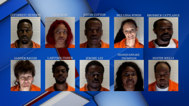 10 people arrested after undercover human trafficking operation