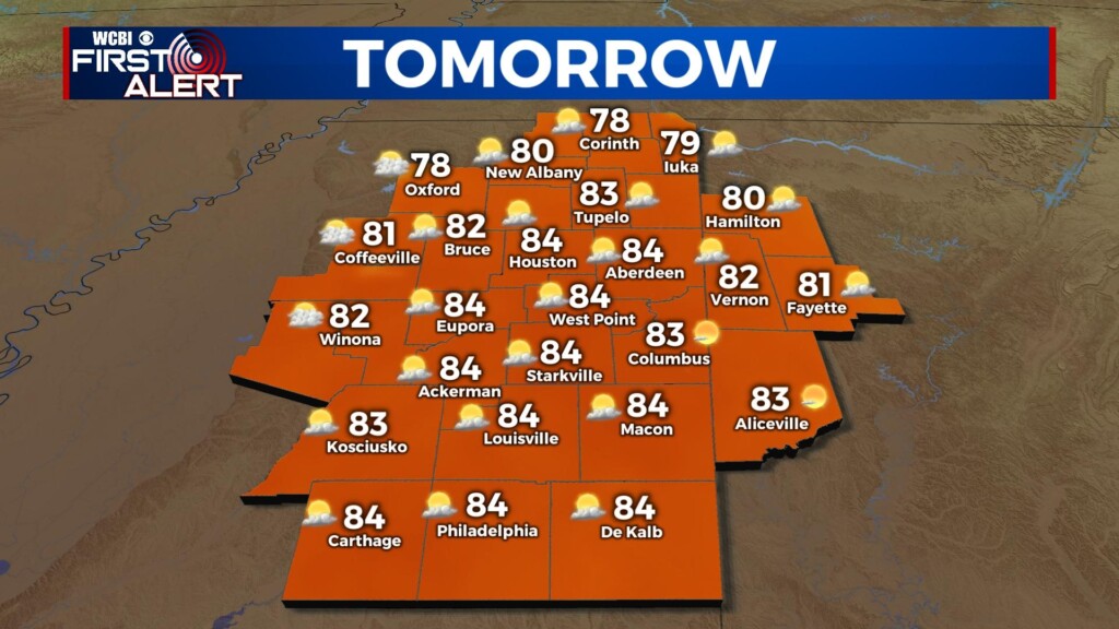 Warming up with storms on the way - Home - WCBI TV | Telling Your Story