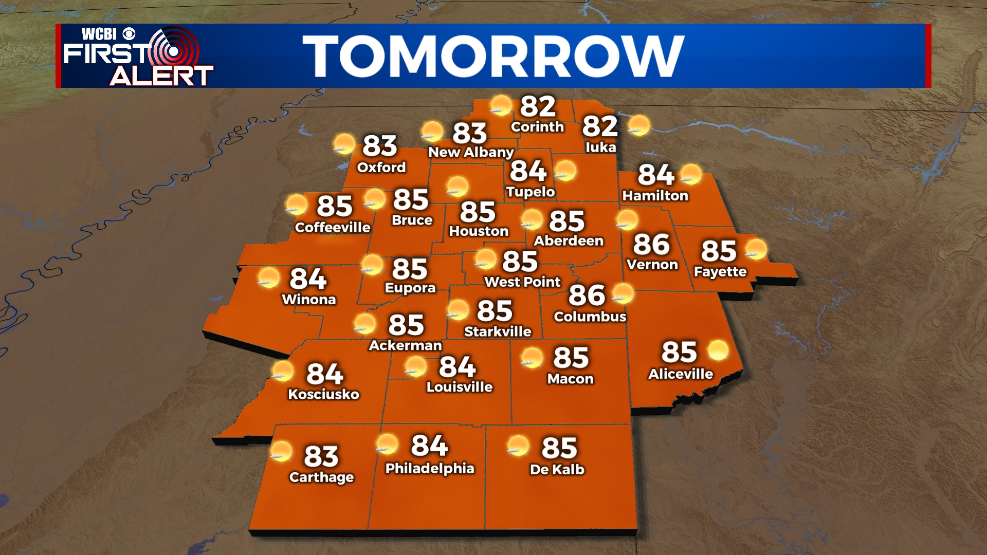 One more calm day before the rain - Home - WCBI TV | Telling Your Story
