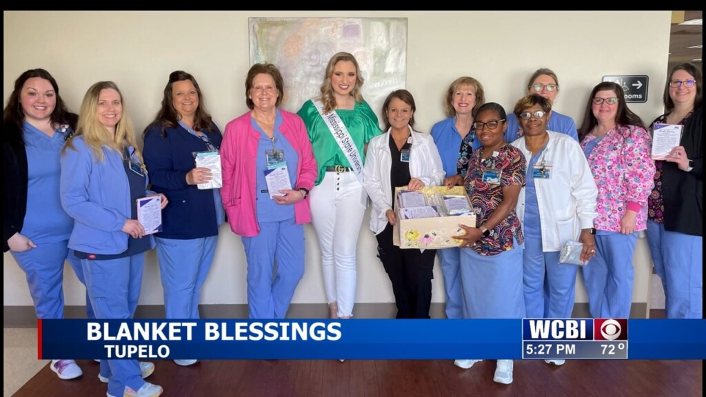 Reigning Miss Mississippi State University Donates Blankets To Nmmc Nicu