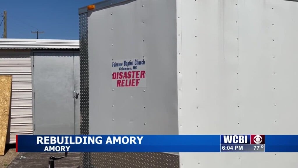 Amory Community Takes Next Steps Toward Tornado Recovery