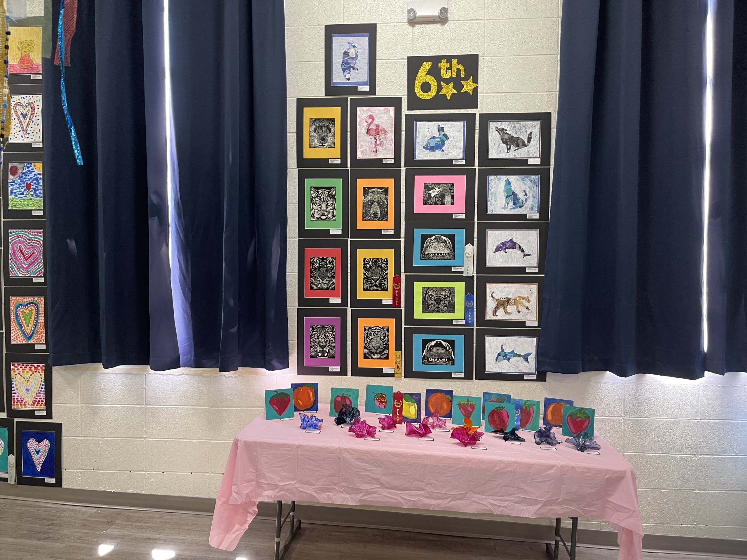Young artists display hard work at district wide art show in Lee County - Vimarsana News